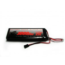 LiFePo Battery   w/wire 3000 25C 6.6V / DS-FE-3000/2S/25C