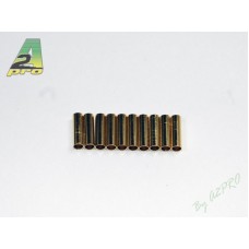 Gold Connector 4.0 Tube Female / 5pcs / A2-14406-5