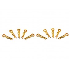 small body clip 1/10 - gold (10) ARROWMAX (Body Clips) / AM103101