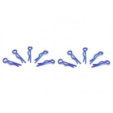 small body clip 1/10 - metallic blue (10pcs) ARROWMAX (Body Clips) / AM103107