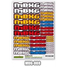 MUGEN MBX6 Sticker Sheet