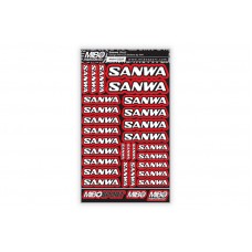 Sanwa Design Pre-Cut Stickers by MM (Red Color, Larger A5 size) / MM-1225R