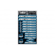 Awesomatix Design Pre-Cut Stickers by MM (Blue, Larger A5 size) / MM-APS-B