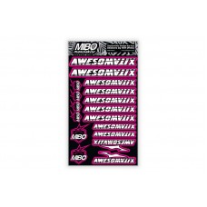 Awesomatix Design Pre-Cut Stickers by MM (Pink, Larger A5 size) / MM-APS-P