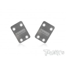 Stainless Steel Rear Chassis Skid Protector ( Kyosho MP9/MP9e EVO/MP10/MP10E ) 2pcs. / TO-220-K